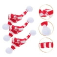 thumbnail image 1 of Raindrops Ornaments For Crafts Mini Scarf White 6pcs Table Decoration, 1 of 8