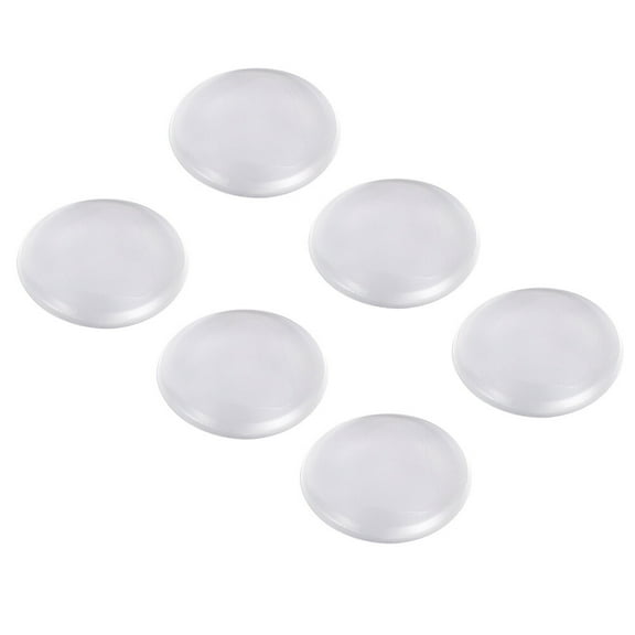 Raindrops Wall Bumpers to Protect Walls Transparent Silicone Door Stoppers 6Pcs