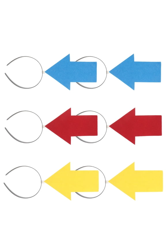 Unique Arrowhead Headband Assorted Color Humorous Photo Prop 6Pcs