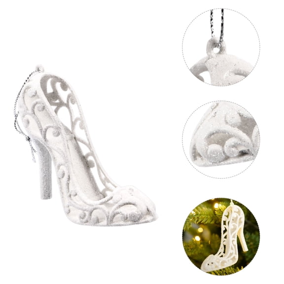 Raindrops 6Pcs Hanging Decoration Ornaments Christmas Tree Pendant Cartoon Shape for Women