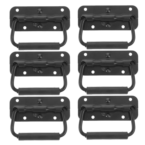 Raindrops 6Pcs Metal Handles Heavy Duty Pull Bar Stainless Steel for Cabinets Easy to Install 3.93X2.83X0.59in