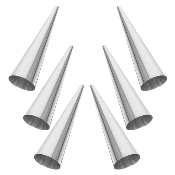 Raindrops Set of 6 Cannoli Tubes Pastry Molds for Baking Projects Ideal for Amateur Bakers