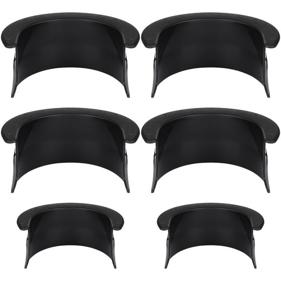 Raindrops 6Pcs Pool Table Pocket Trim Black Color Durable and for Adults