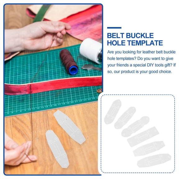 Raindrops 6Pcs Practical and Portable Belt Clasp Hole Maker Tool for DIY Projects