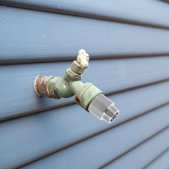 Raindrops 6Pcs Reducer Coupling Extension Pipe Fitting Adapter for Fuel Equipment Silver 1 2 Thread