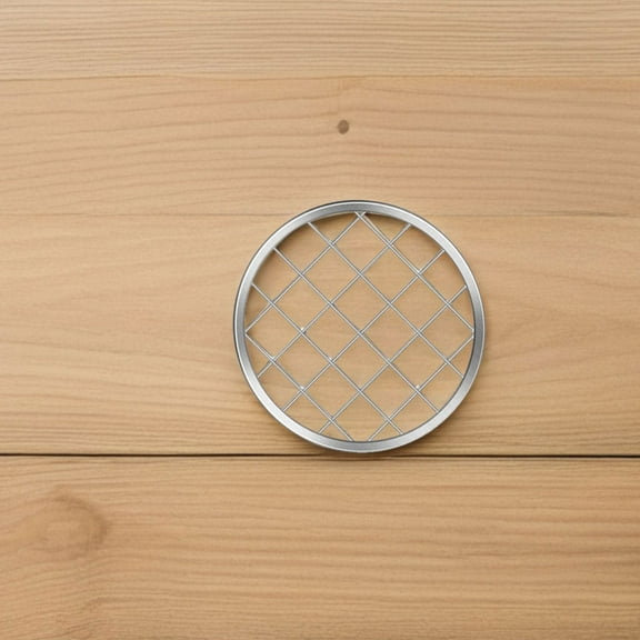 Raindrops Stainless Steel Mason Jar Flower Grid Lids Silver for Kitchen 6Pcs