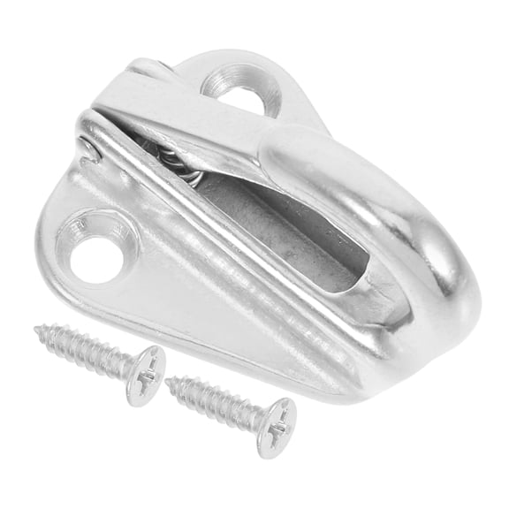 Raindrops Boat Hook Attachments Spring Hook 316 Stainless Steel 1Pack Silver