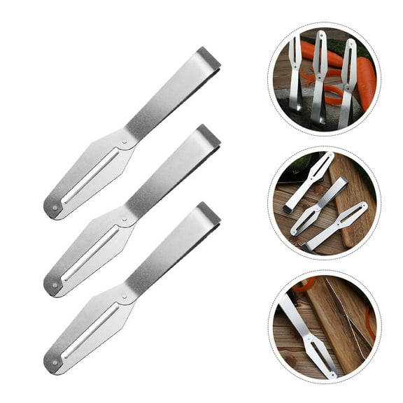 Raindrops 6Pcs Tweezer Peeler Stainless Handling Kitchen Tool for Home Use