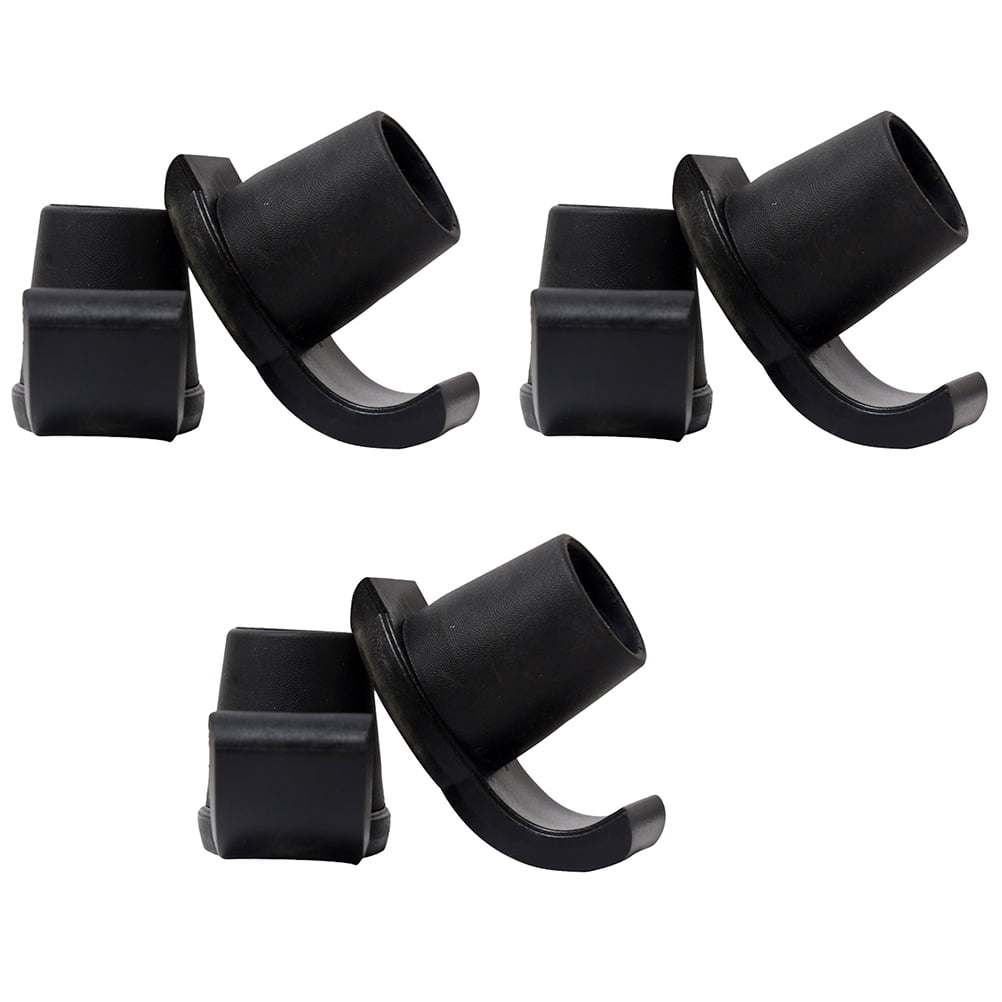 Raindrops 6Pcs Walker Feet Coasters Sliders for Walker Nylon Walker Ski Glides Portable Walker Skis Cane Tips
