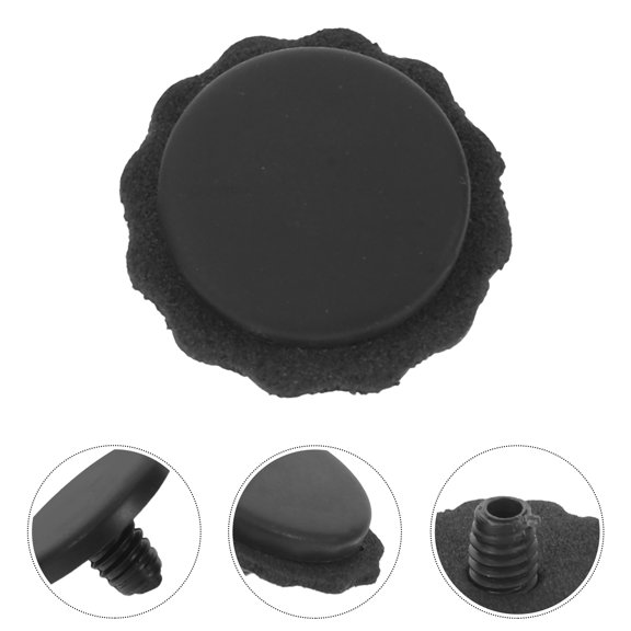 Raindrops 6Sets High Precision Black Patio Umbrella Tip Caps for Sun Umbrella Repair Parts