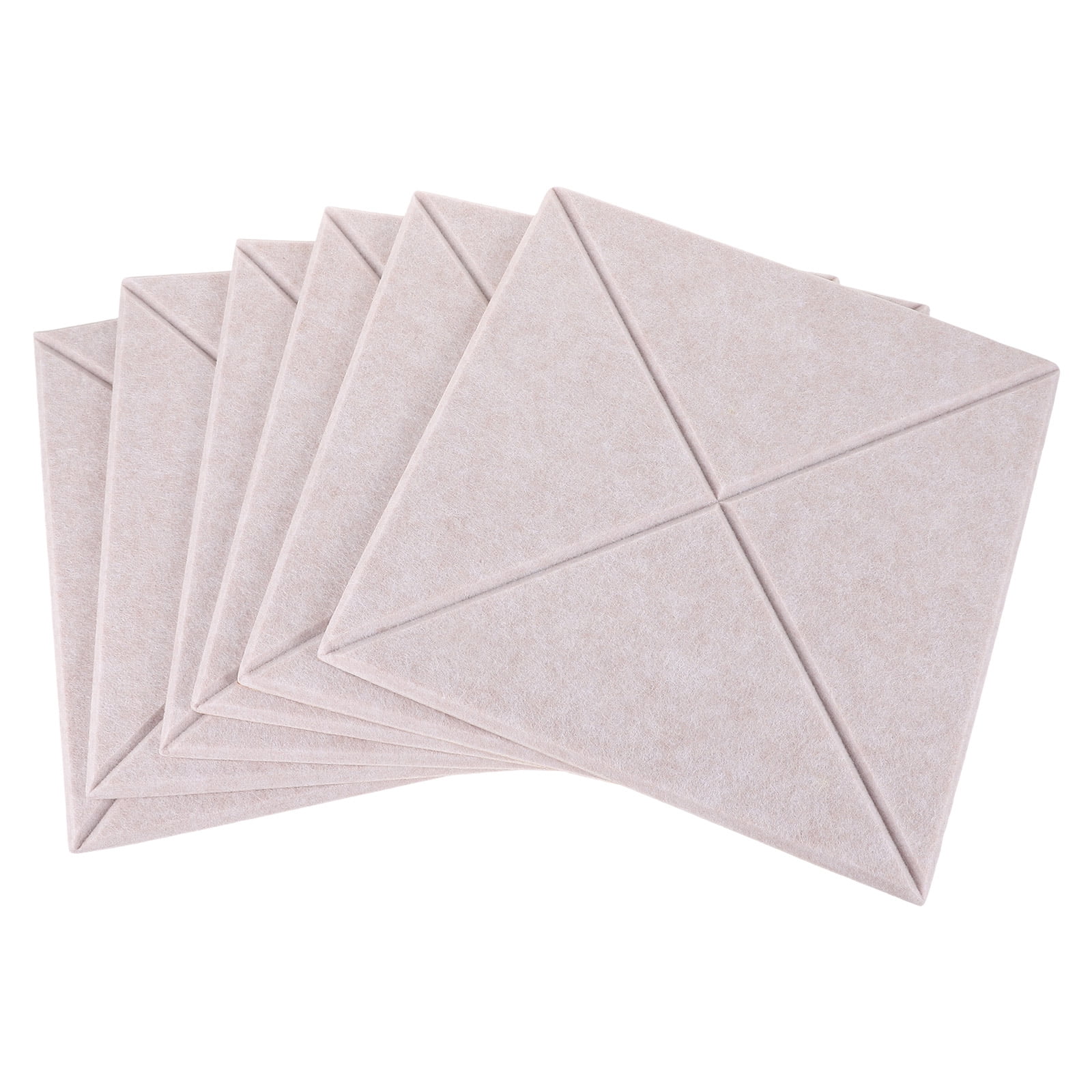 Raindrops 6-Pack Acoustic Foam Panels for Soundproofing, Self-Adhesive Noise Reduction, Studio Sound Absorbing Pads