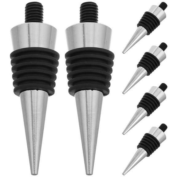 Raindrops 6pcs DIY Vacuum Wine Stoppers Creative Wine Bottle Corks Reusable Wine Accessories for Wine Home Bar Wedding and Holiday Decorations