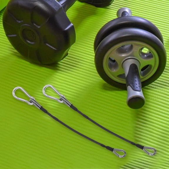 Raindrops 6pcs Fitness Pull Down Cable Replacement Parts For Gym Pulley System Exercise Machine Workout Equipment Accessories Steel Wire Rope