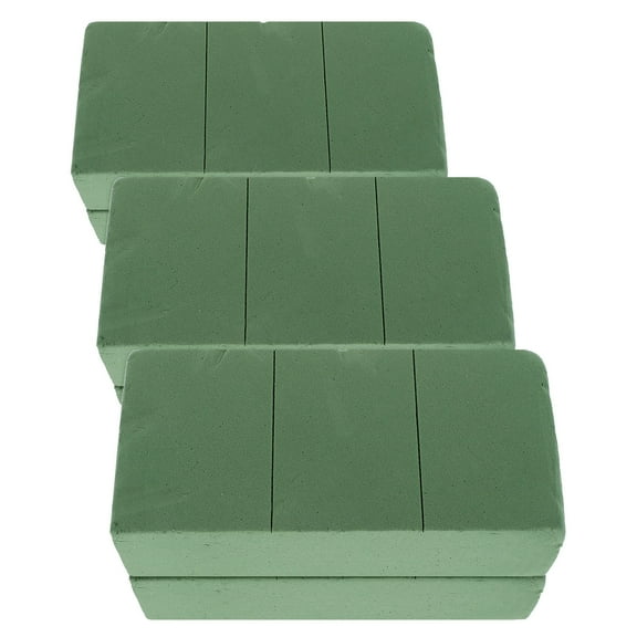 Raindrops 6pcs Floral Foam Bricks Rectangular Floral Foam Blocks Florist Foam Brick Dry Green Foam For Fresh And Artificial Flowers Craft