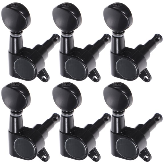 CHICHUMID 6Pcs Metal Guitar Pegs with Small Round Head for Precise Acoustic Guitar Tuning