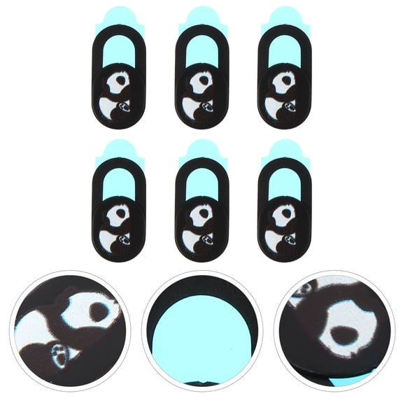 Raindrops 6pcs Panda Privacy Camera Cover Webcam Lid Webcam Cover Slider Lens Cover
