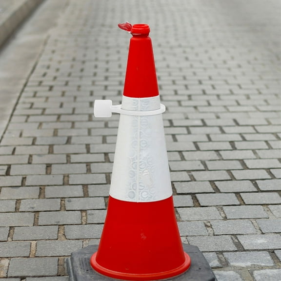 Raindrops 6Pcs Durable Pvc Safety Cone Chain Link for Traffic Management and Road Safety