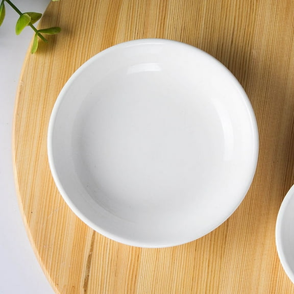 Raindrops 6pcs Replacement Round Ceramic Dish for Wax Melt Candle Warmer Bowl Plate Electric Oil Aromatherapy Warmer