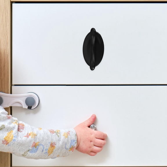 Raindrops 6pcs Self-Stick Cabinet Knobs Adhesive Drawer Handles Mini Drawer Pulls Helper Stick Knobs For Kitchen Cabinet Dresser Drawer Cupboard Wardrobe