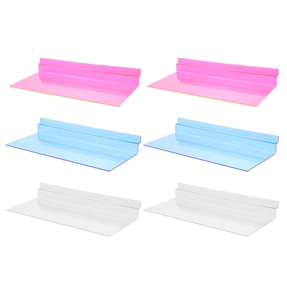 Raindrops 6pcs Shoe Display Shelves Shoe Holders Wall Sneaker Racks For Home Shoe Store