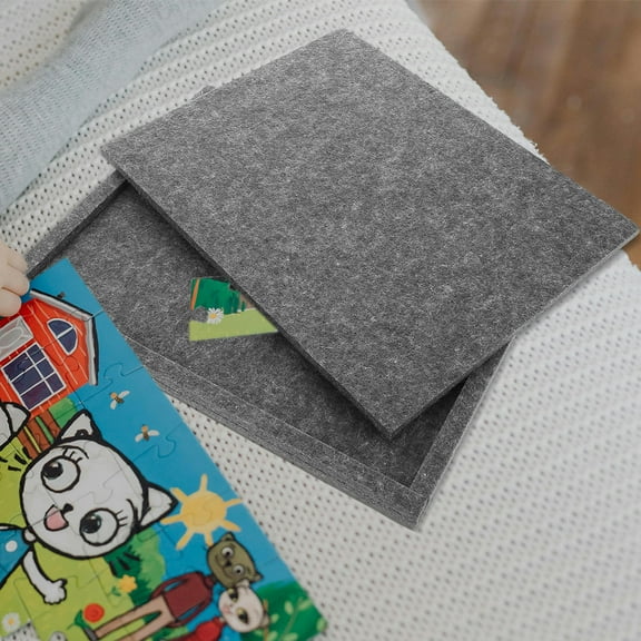 Raindrops 6pcs Stackable Puzzle Piece Sorter Trays For Kids And Adults Portable Felt Puzzle Organizer For Jigsaw Puzzle Storage And Sorting