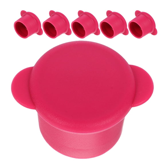 Raindrops 6pcs Universal Wine Stopper Novelty Wine Plug Sealing Stopper for Wine Bottle Beer Bottle Sealing Cap