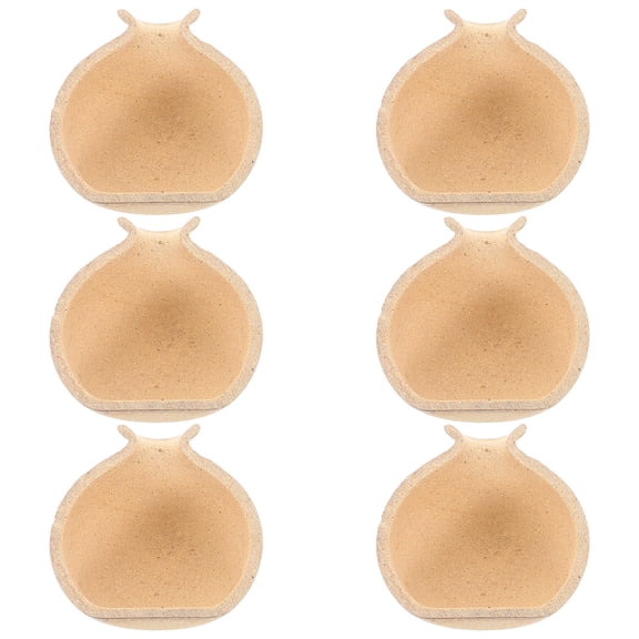 Raindrops 6-Piece Wood Half Vase Mold Set for Creative Home and Office Decor Crafting Projects