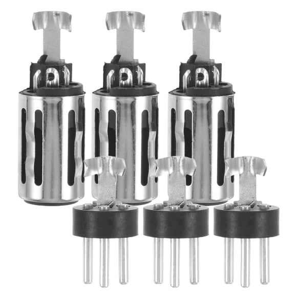 Raindrops 6Pcs Durable Metal Xlr Coupler for Audio Mixer Microphone Interface