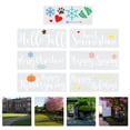 thumbnail image 1 of Raindrops  7 PCS Reusable Stencils Drawing Painting Spraying Templates Material for Child, 1 of 8