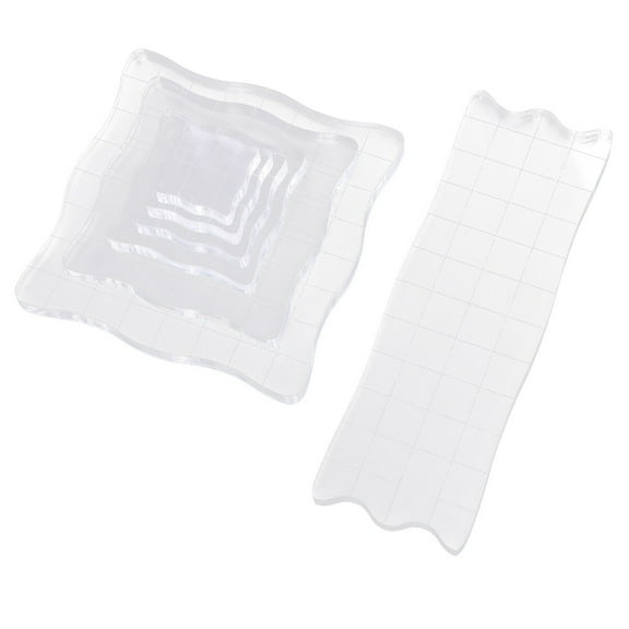 Raindrops 7 Pcs Embossing Folders for Card Making Clear Stamps Photo Album Seal