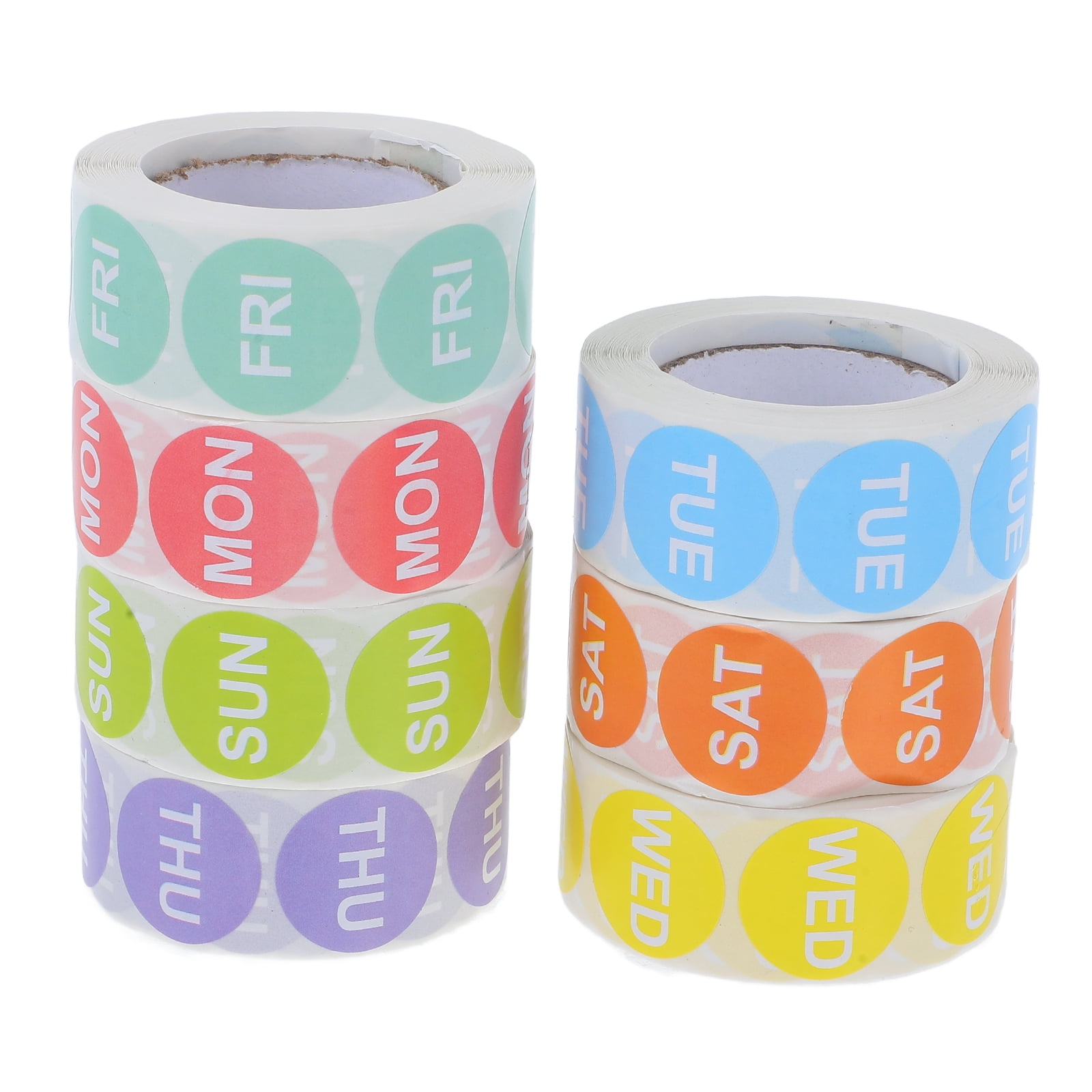 Raindrops 7 Rolls of Dot Sticker Adhesive Week Stickers Inventory ...