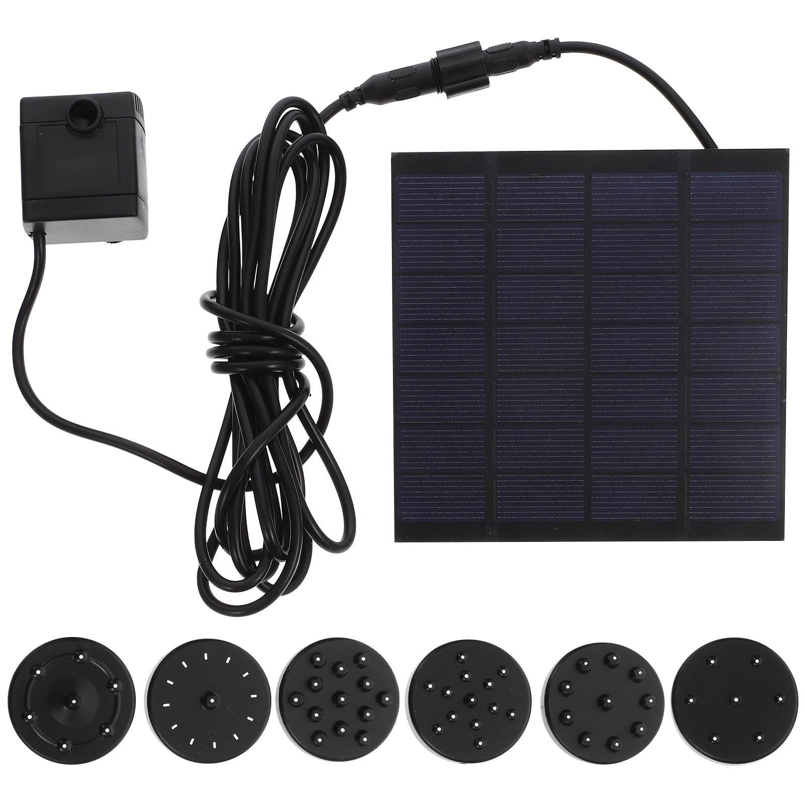 Raindrops  7 V Pool Fountain Solar Powered Small Submersible Water Pump Aquarium Pumps
