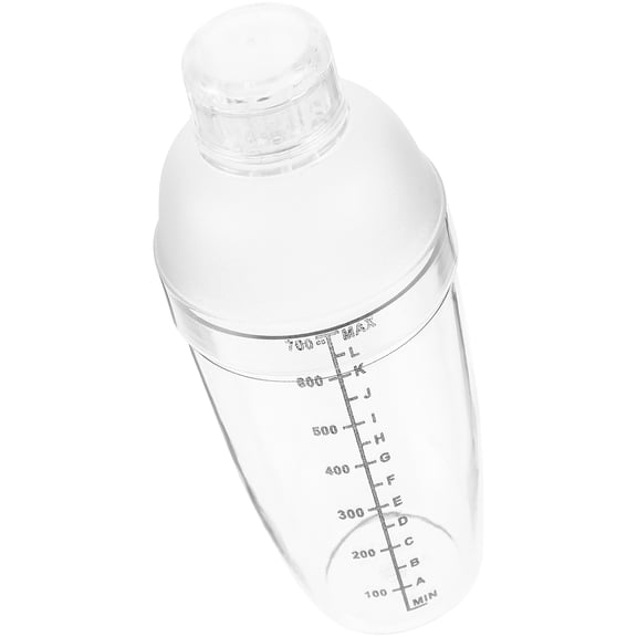 Raindrops  700 Ml Cocktail Shaker Milk Tea Cup Clear Cocktails Baby White