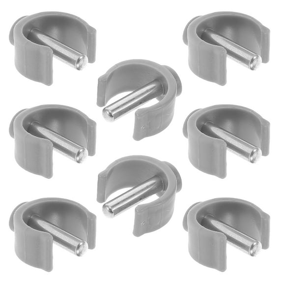 Raindrops  8 PCS Heavy Duty Cane Tips Economical Bracket High-quality Grey