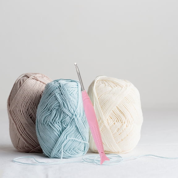 Raindrops  8 Pcs Crochet Needles Kit Sweater Braid Hook Yarn Hooks for Knitting