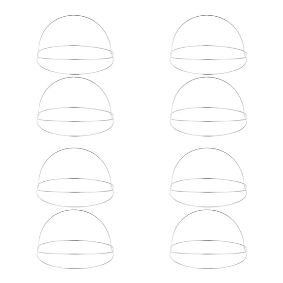 Raindrops 8 Pcs Crown DIY Base Simple Headband Accessory Headdress Craft Making Prop