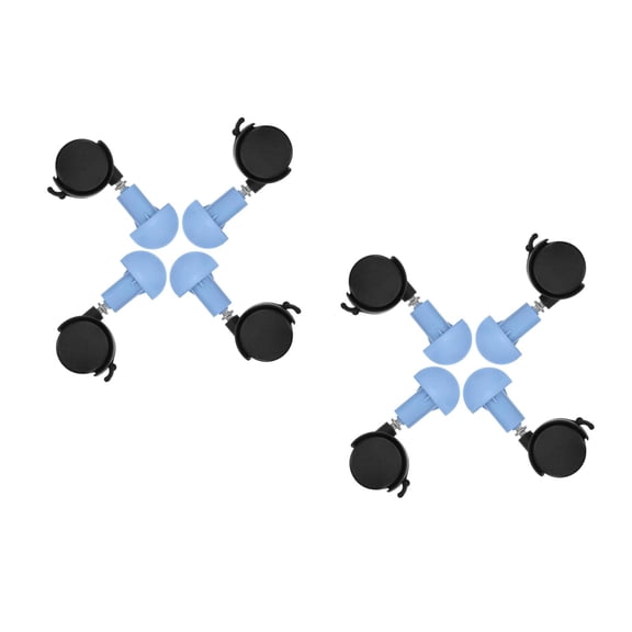 Raindrops 8 Pcs Dog Cage Casters Swivel Cat Cage Wheels Swivel Wheel Replacement Pet Carrier Casters Wheels For Dog Cat Cage And Furniture