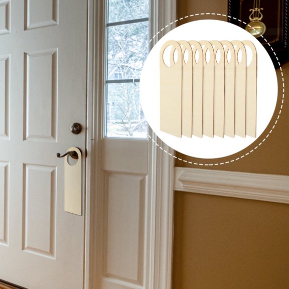 Raindrops 8 Pcs Door Hooks Door Hanging Sign DIY Door Sign Office Child 29.00X9.50X0.20CM