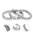 thumbnail image 1 of Raindrops  8 Pcs Key Chain Accessories Organizing Ring Bulk Rings Keychain Office Silver, 1 of 8