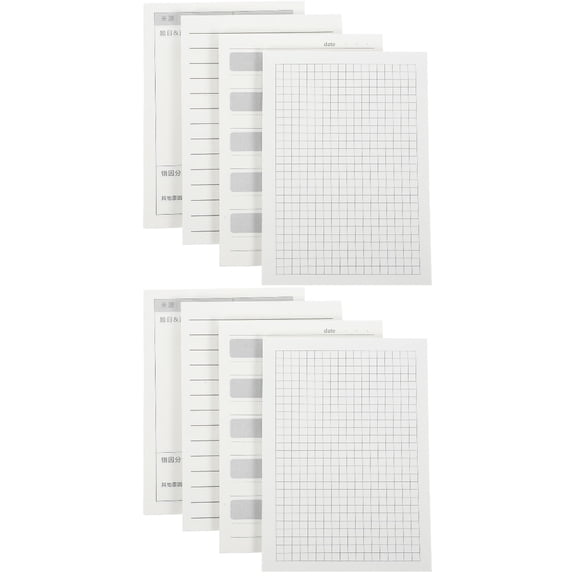 Raindrops Memo Notepads Tear-Off Pads Small Adhesive Tabs for Note Taking and Organization