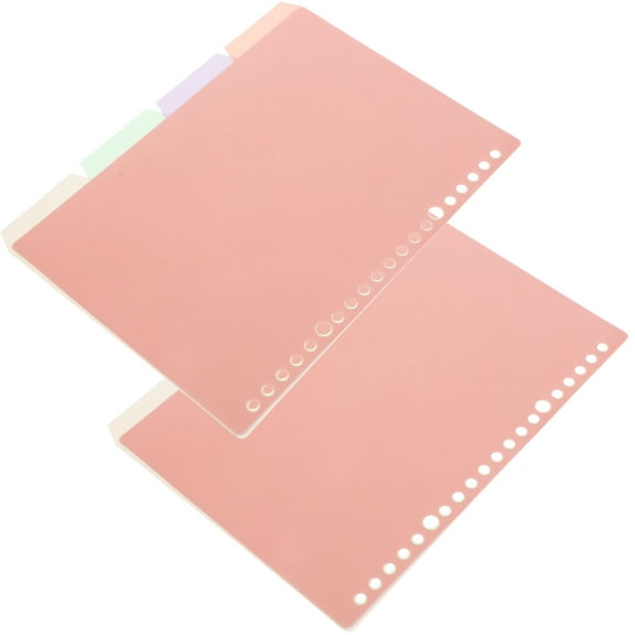 Raindrops  8 Pcs Paper Binder Divider Alphabetical File Dividers Labels Tabs