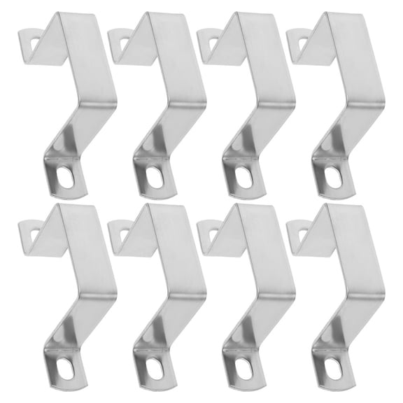 CHICHUMID 8Pcs Sturdy Clamps Metal Pipe Support Bracket Resists Thermal Expansion