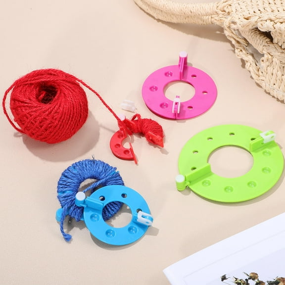 Raindrops 8 Pcs Pompom Maker Kit Craft Tool for Making Pompoms Supplies