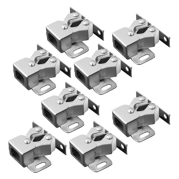 Raindrops 8 Pcs Spring Buckle Roller Catch Double Door Cabinet Closet