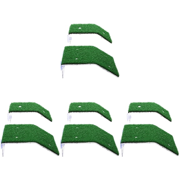 Raindrops 8 pcs  Turtle Basking Climbing Resting Platform Tortoise Resting Simulation Lawns