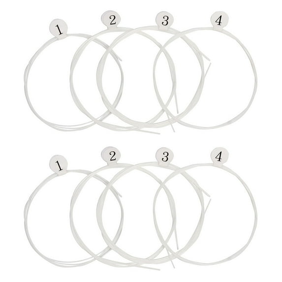 Raindrops 8 pcs Ukulele String Replacement Lasting Ukulele Nylon String Ukulele String Part