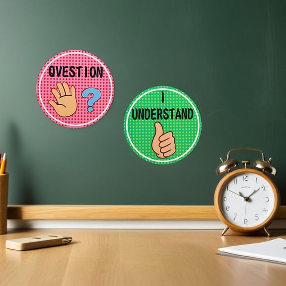 Raindrops Nonverbal Communication Posters Multi-Color for Home Classrooms 24Pcs