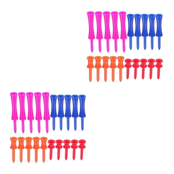 Raindrops 80 pcs 4 Sizes Plastic Step Tees Training Accessories