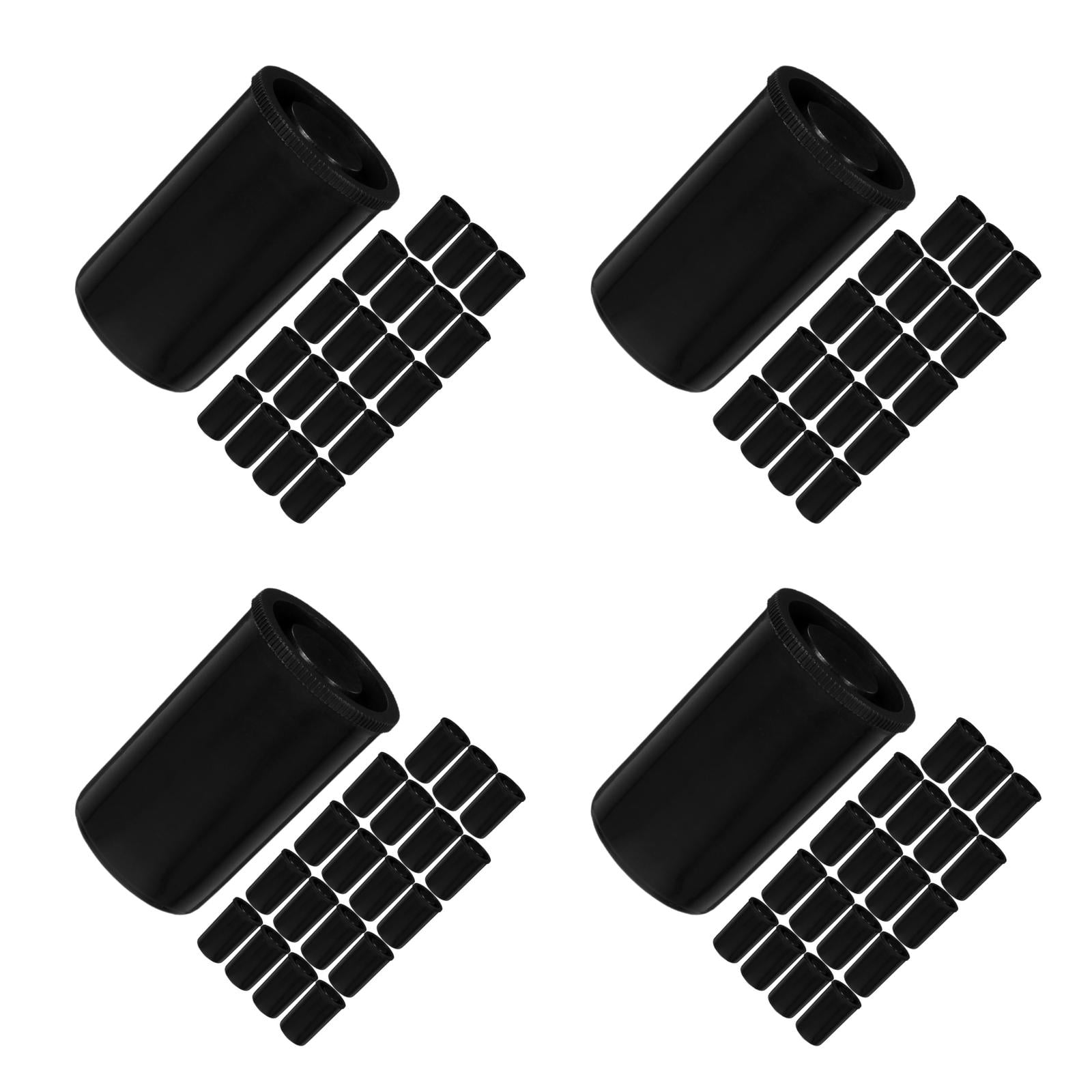 Raindrops 80 pcs Black Film Canisters Plastic Film Canister Plastic ...