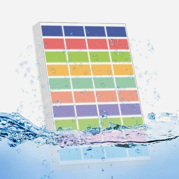 Raindrops 800-Pack Self-Adhesive Marking Stickers, 20 Sheets for Home, Office, School, and Craft Use